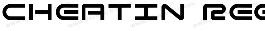 Cheatin Regular字体转换